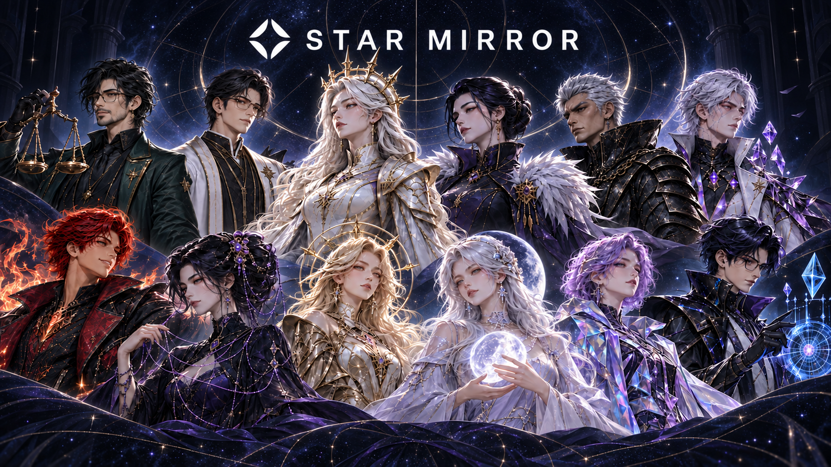 The twelve Star Mirror Destiny Archetype characters beneath the Star Mirror name.